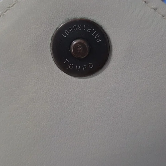 YSL Yves Saint Laurent Leather clutch/w Crossbody Strap-Authentic - Picture 10 of 12